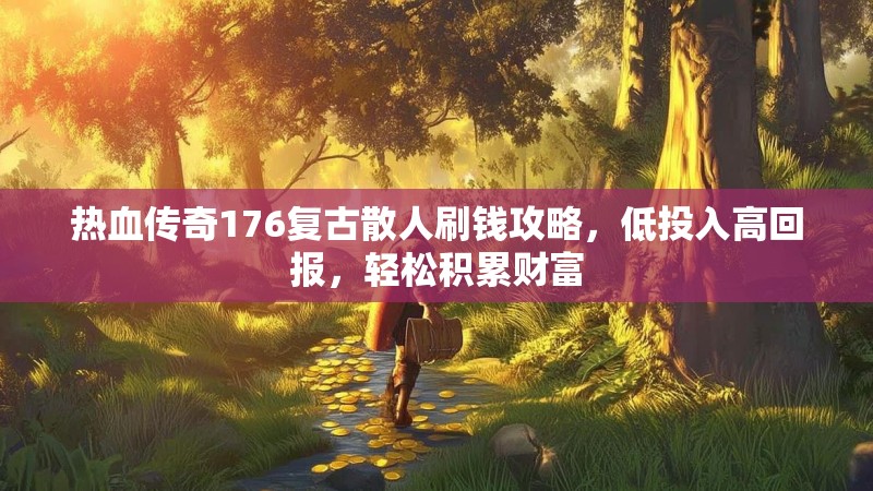 热血传奇176复古散人刷钱攻略,低投入高回报,轻松积累财富