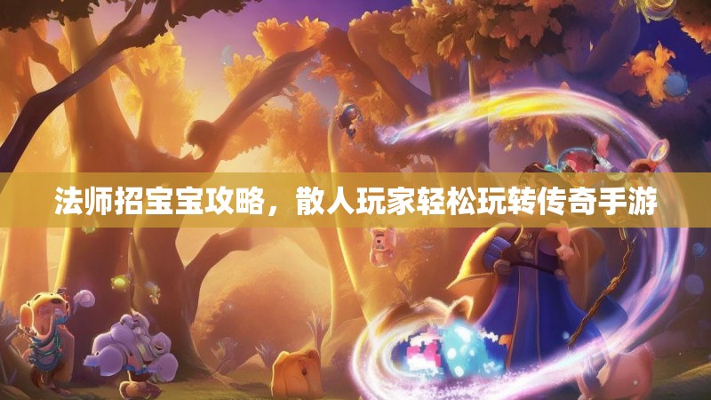 法师招宝宝攻略,散人玩家轻松玩转传奇手游