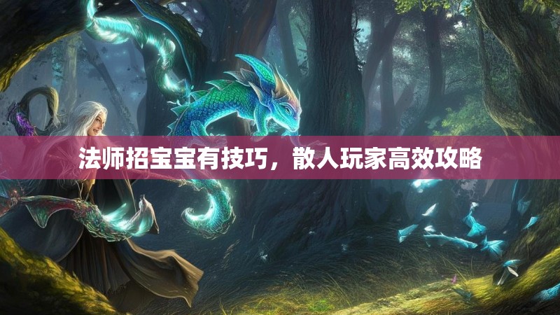 法师招宝宝有技巧,散人玩家高效攻略