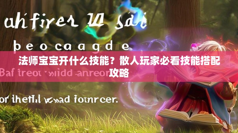 法师宝宝开什么技能?散人玩家必看技能搭配攻略