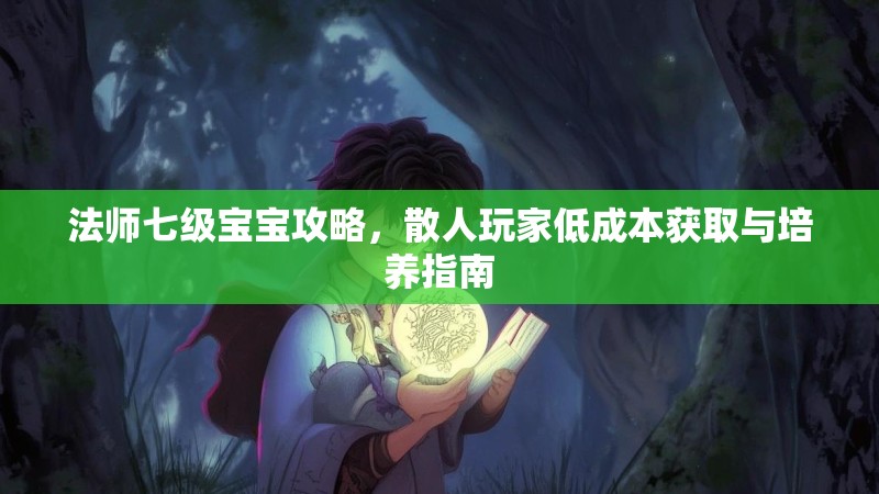 法师七级宝宝攻略，散人玩家低成本获取与培养指南