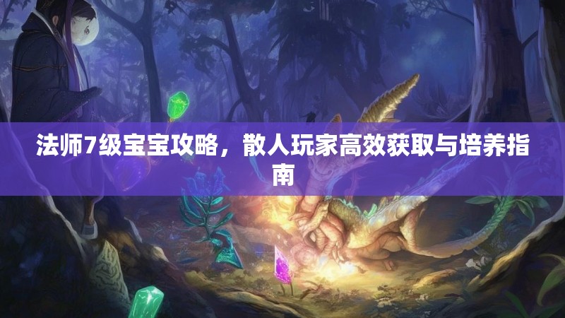 法师7级宝宝攻略,散人玩家高效获取与培养指南
