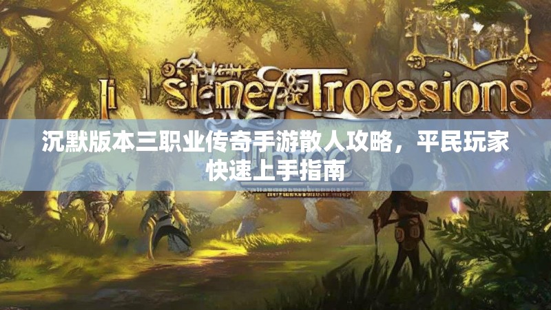 沉默版本三职业传奇手游散人攻略，平民玩家快速上手指南