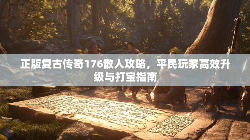 正版复古传奇176散人攻略,平民玩家高效升级与打宝指南