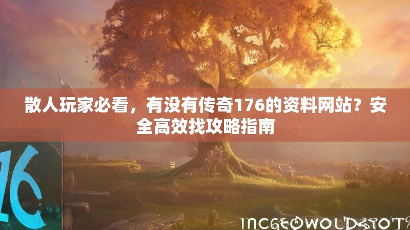 散人玩家必看,有没有传奇176的资料网站?安全高效找攻略指南