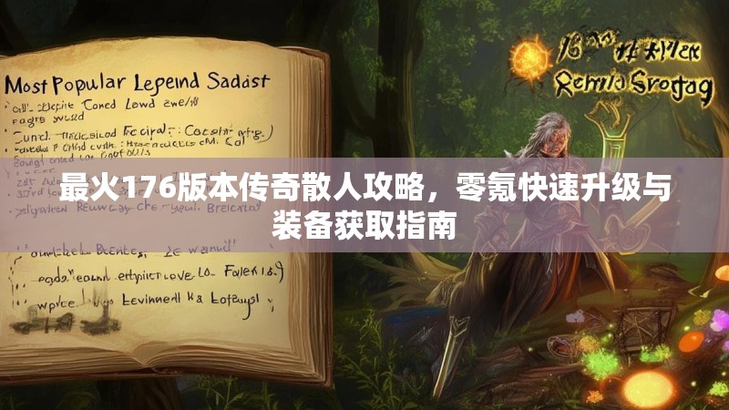 最火176版本传奇散人攻略,零氪快速升级与装备获取指南