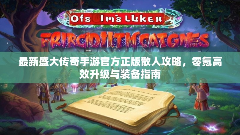 最新盛大传奇手游官方正版散人攻略,零氪高效升级与装备指南