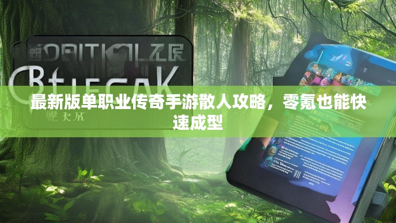 最新版单职业传奇手游散人攻略,零氪也能快速成型