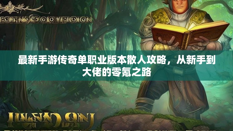 最新手游传奇单职业版本散人攻略,从新手到大佬的零氪之路