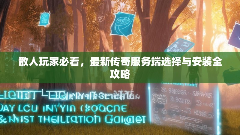 散人玩家必看，最新传奇服务端选择与安装全攻略