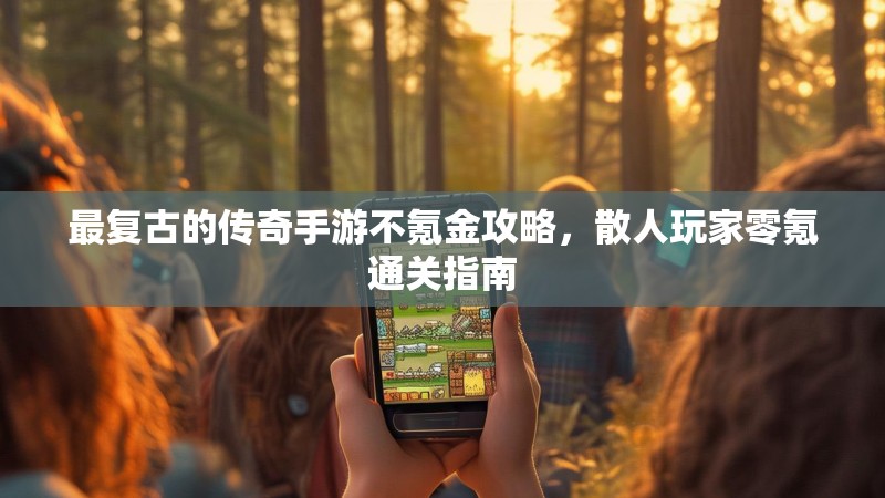 最复古的传奇手游不氪金攻略，散人玩家零氪通关指南