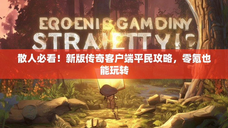 散人必看!新版传奇客户端平民攻略,零氪也能玩转