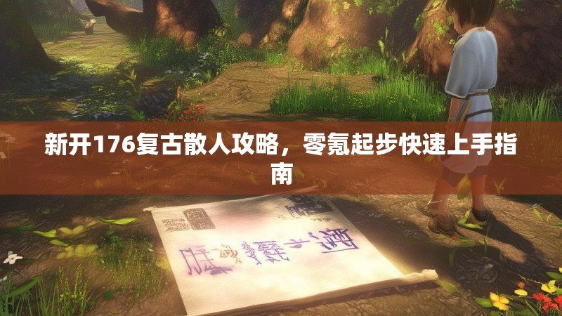 新开176复古散人攻略，零氪起步快速上手指南