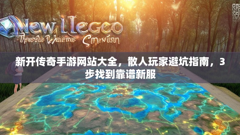 新开传奇手游网站大全,散人玩家避坑指南,3步找到靠谱新服