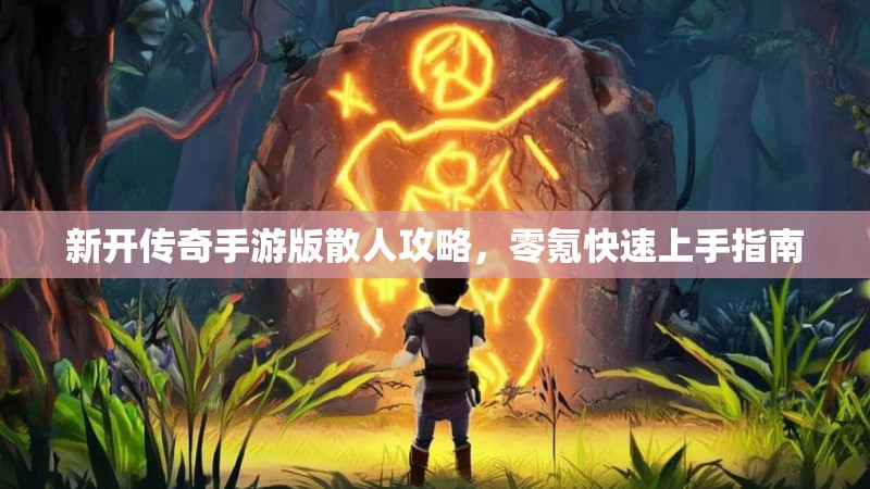 新开传奇手游版散人攻略,零氪快速上手指南