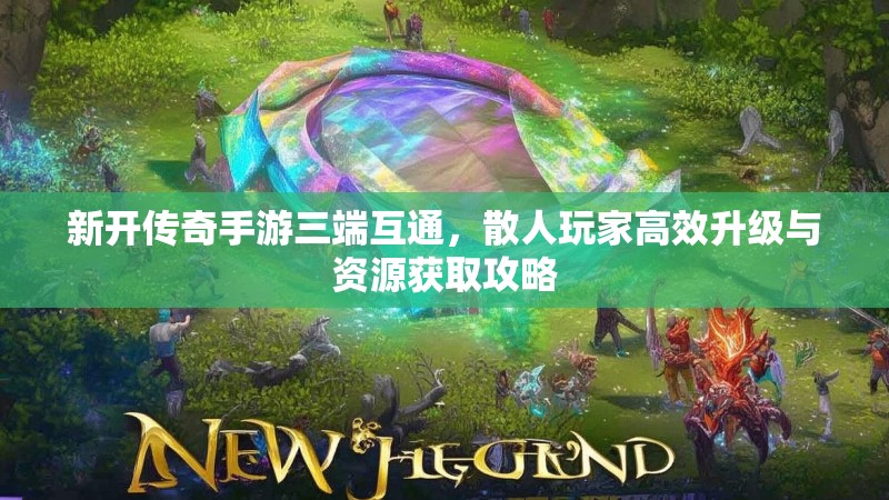 新开传奇手游三端互通,散人玩家高效升级与资源获取攻略