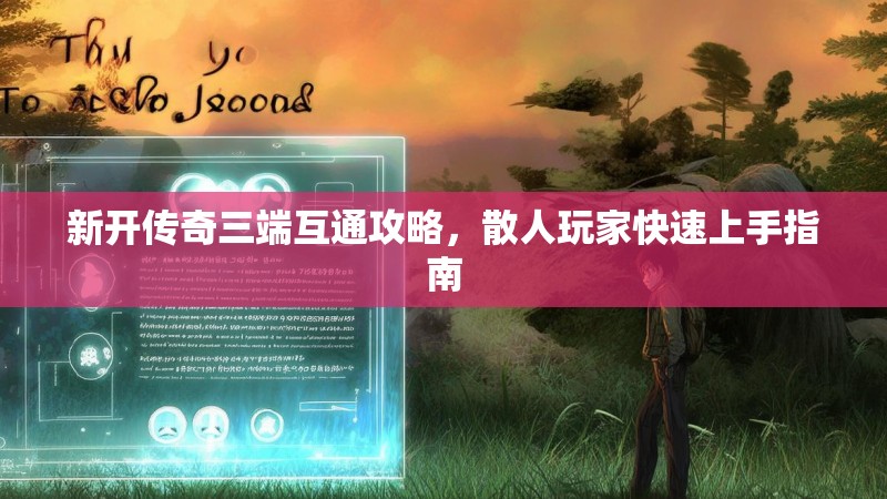 新开传奇三端互通攻略,散人玩家快速上手指南