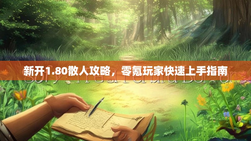 新开1.80散人攻略,零氪玩家快速上手指南