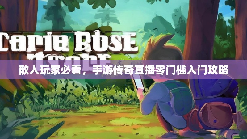 散人玩家必看，手游传奇直播零门槛入门攻略