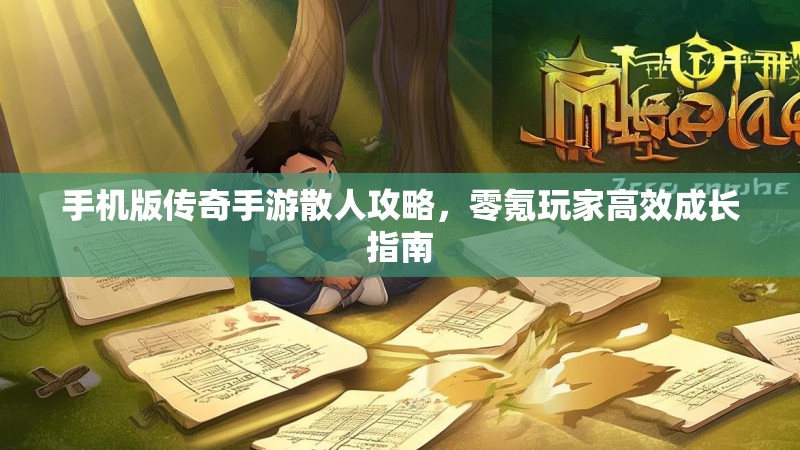 手机版传奇手游散人攻略,零氪玩家高效成长指南