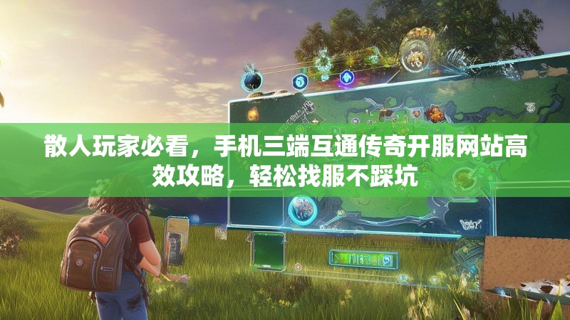 散人玩家必看,手机三端互通传奇开服网站高效攻略,轻松找服不踩坑