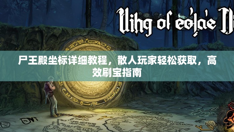 尸王殿坐标详细教程，散人玩家轻松获取，高效刷宝指南