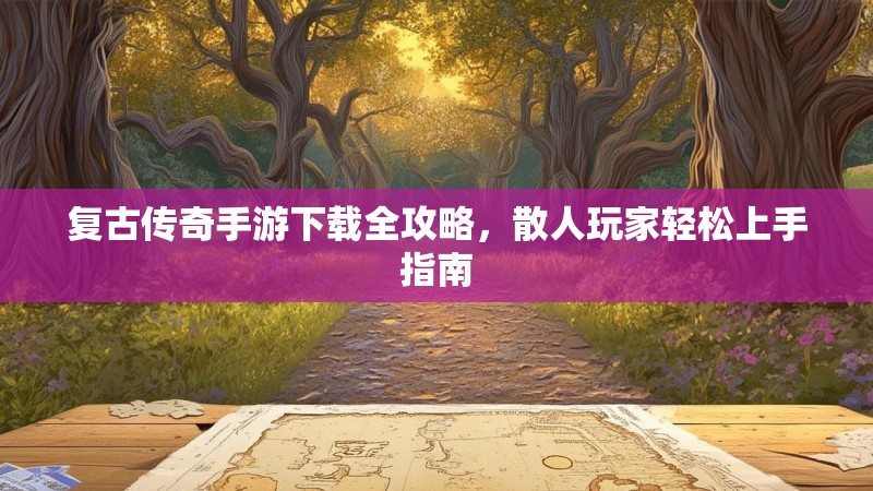 复古传奇手游下载全攻略，散人玩家轻松上手指南