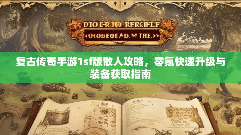 复古传奇手游1sf版散人攻略，零氪快速升级与装备获取指南