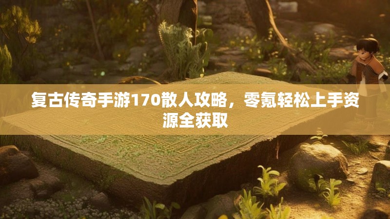 复古传奇手游170散人攻略，零氪轻松上手资源全获取