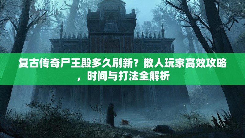 复古传奇尸王殿多久刷新?散人玩家高效攻略,时间与打法全解析