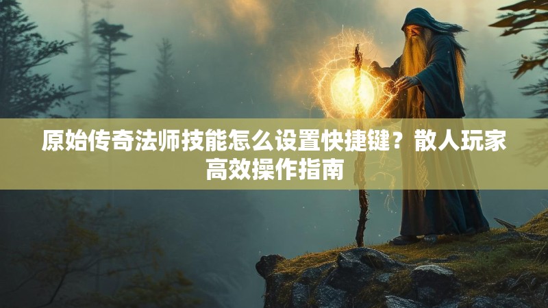 原始传奇法师技能怎么设置快捷键？散人玩家高效操作指南