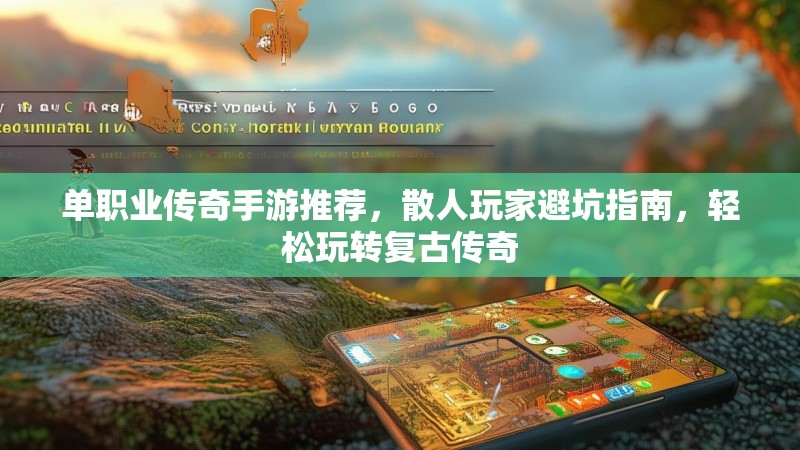 单职业传奇手游推荐，散人玩家避坑指南，轻松玩转复古传奇