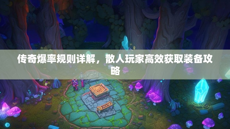 传奇爆率规则详解，散人玩家高效获取装备攻略