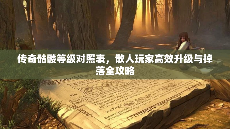传奇骷髅等级对照表，散人玩家高效升级与掉落全攻略