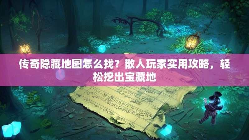 传奇隐藏地图怎么找?散人玩家实用攻略,轻松挖出宝藏地