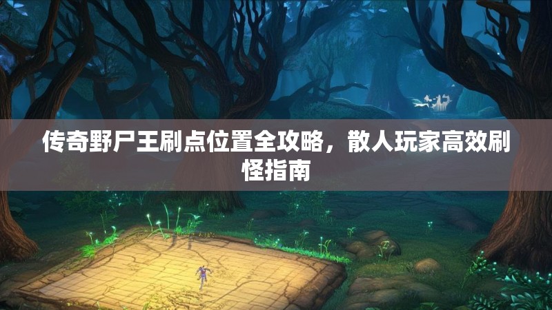 传奇野尸王刷点位置全攻略,散人玩家高效刷怪指南
