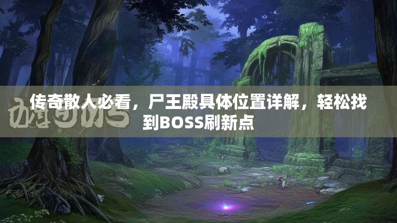 传奇散人必看,尸王殿具体位置详解,轻松找到BOSS刷新点
