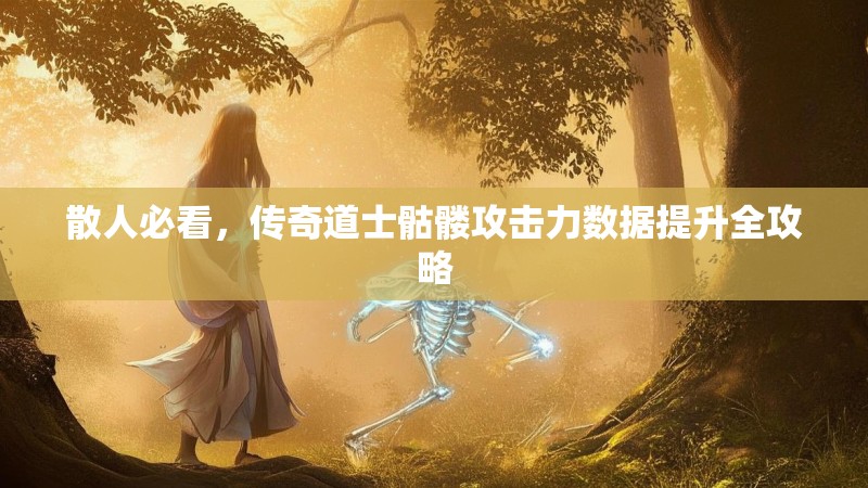 散人必看，传奇道士骷髅攻击力数据提升全攻略