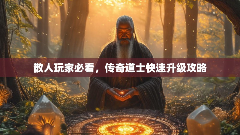 散人玩家必看,传奇道士快速升级攻略