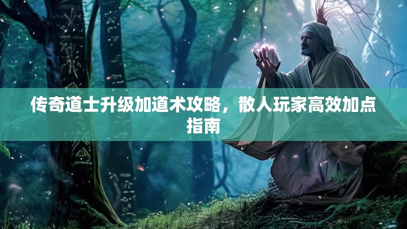 传奇道士升级加道术攻略，散人玩家高效加点指南