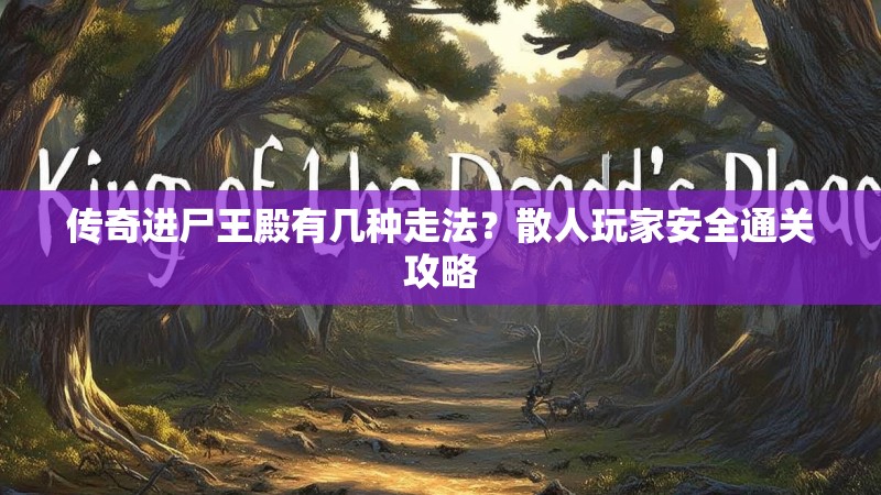 传奇进尸王殿有几种走法？散人玩家安全通关攻略