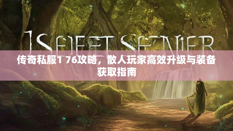 传奇私服1 76攻略,散人玩家高效升级与装备获取指南