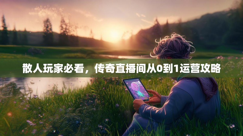 散人玩家必看，传奇直播间从0到1运营攻略
