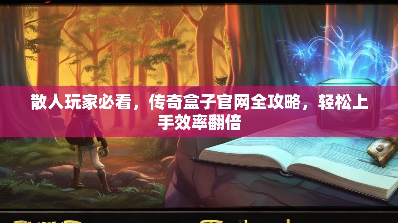 散人玩家必看,传奇盒子官网全攻略,轻松上手效率翻倍