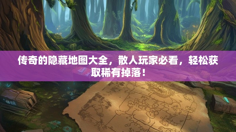 传奇的隐藏地图大全,散人玩家必看,轻松获取稀有掉落!