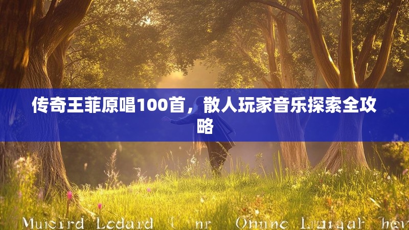 传奇王菲原唱100首,散人玩家音乐探索全攻略