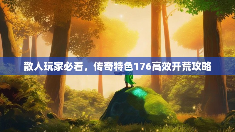 散人玩家必看,传奇特色176高效开荒攻略