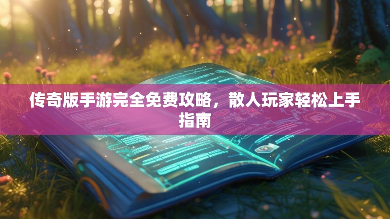 传奇版手游完全免费攻略,散人玩家轻松上手指南