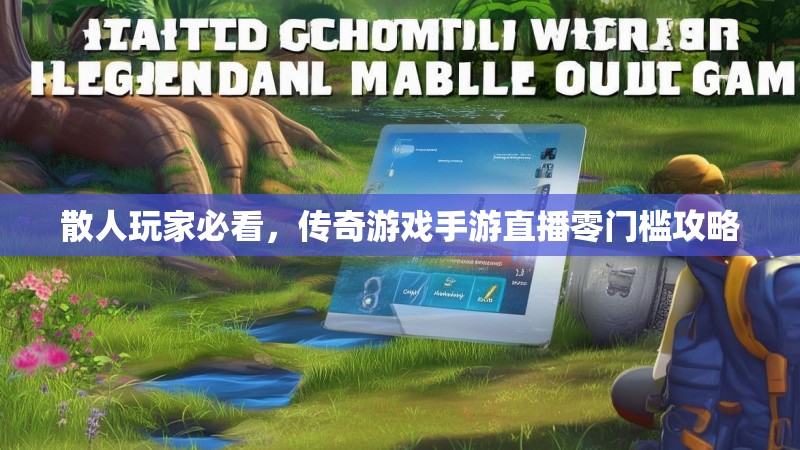 散人玩家必看，传奇游戏手游直播零门槛攻略