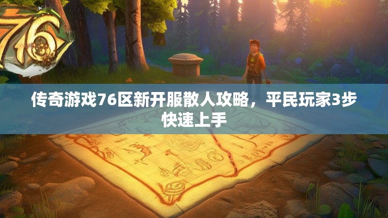 传奇游戏76区新开服散人攻略，平民玩家3步快速上手